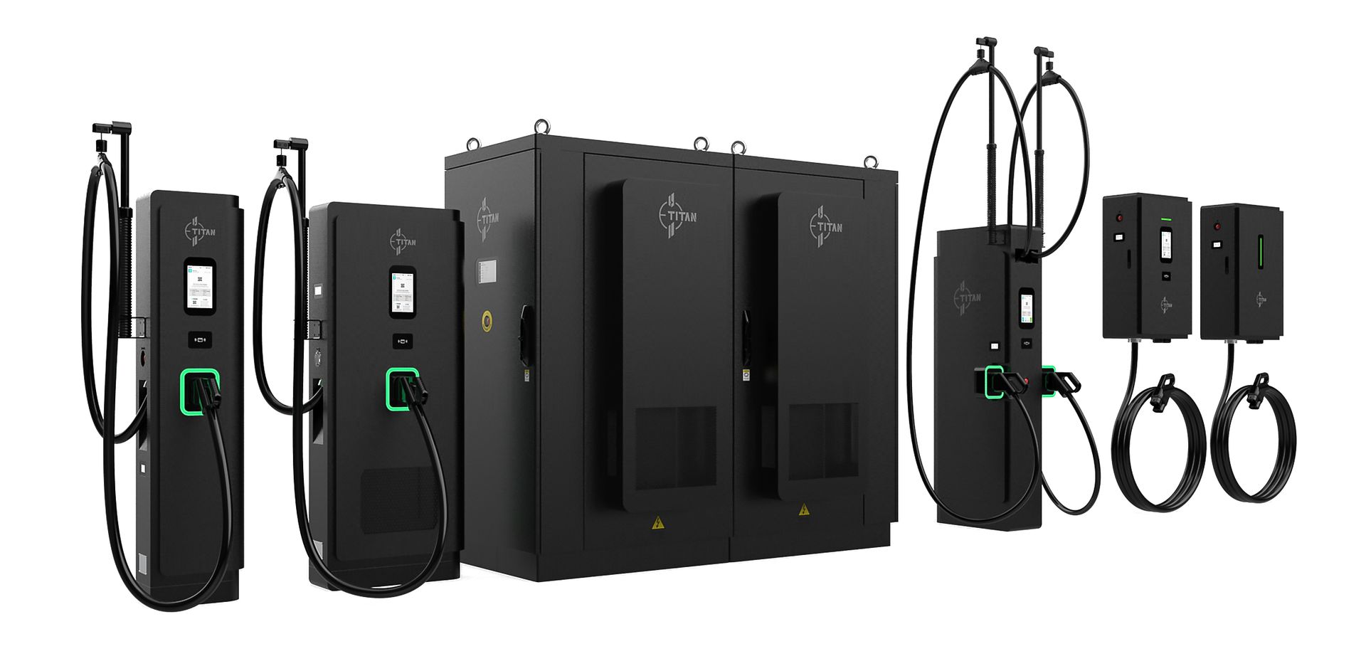 Modlare DC Ladestation, Übersicht mit allen Komponenten