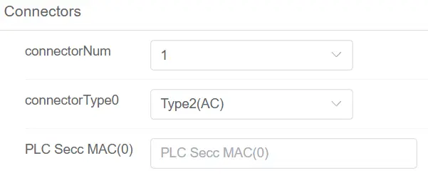 Benutzeroberfläche des Setup-Wizards mit Hardwareeinstellungen wie Steckerty, Anzahl Konnektoren