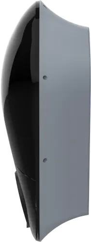 AC-Wallbox Alien 22KW mit Steckdose, schlanke Seitenansicht für kompakte Wandmontage