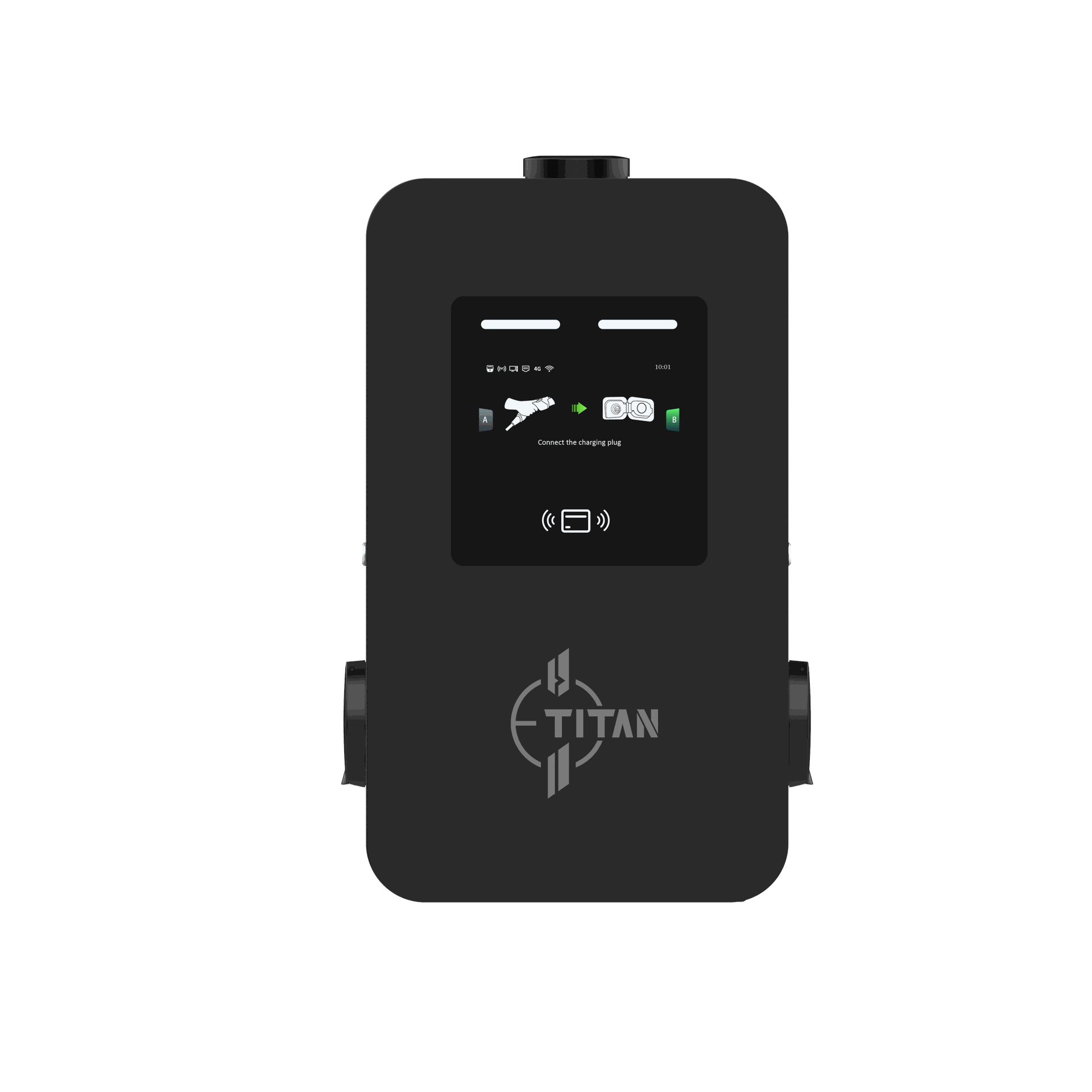 Dual Wallbox AC, Ansicht von vorne